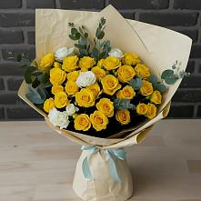 Букет цветов из:  Розы #REPLACE_PRED# Старый городок