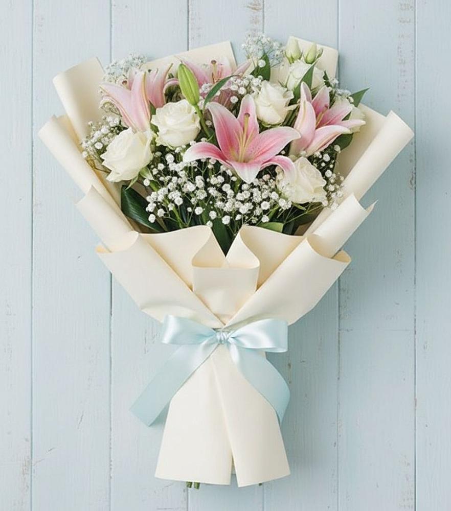 Букет цветов из: Лилии в Старый городок