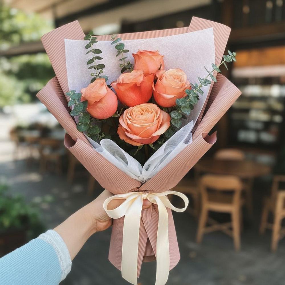 Букет цветов из: Розы в Старый городок