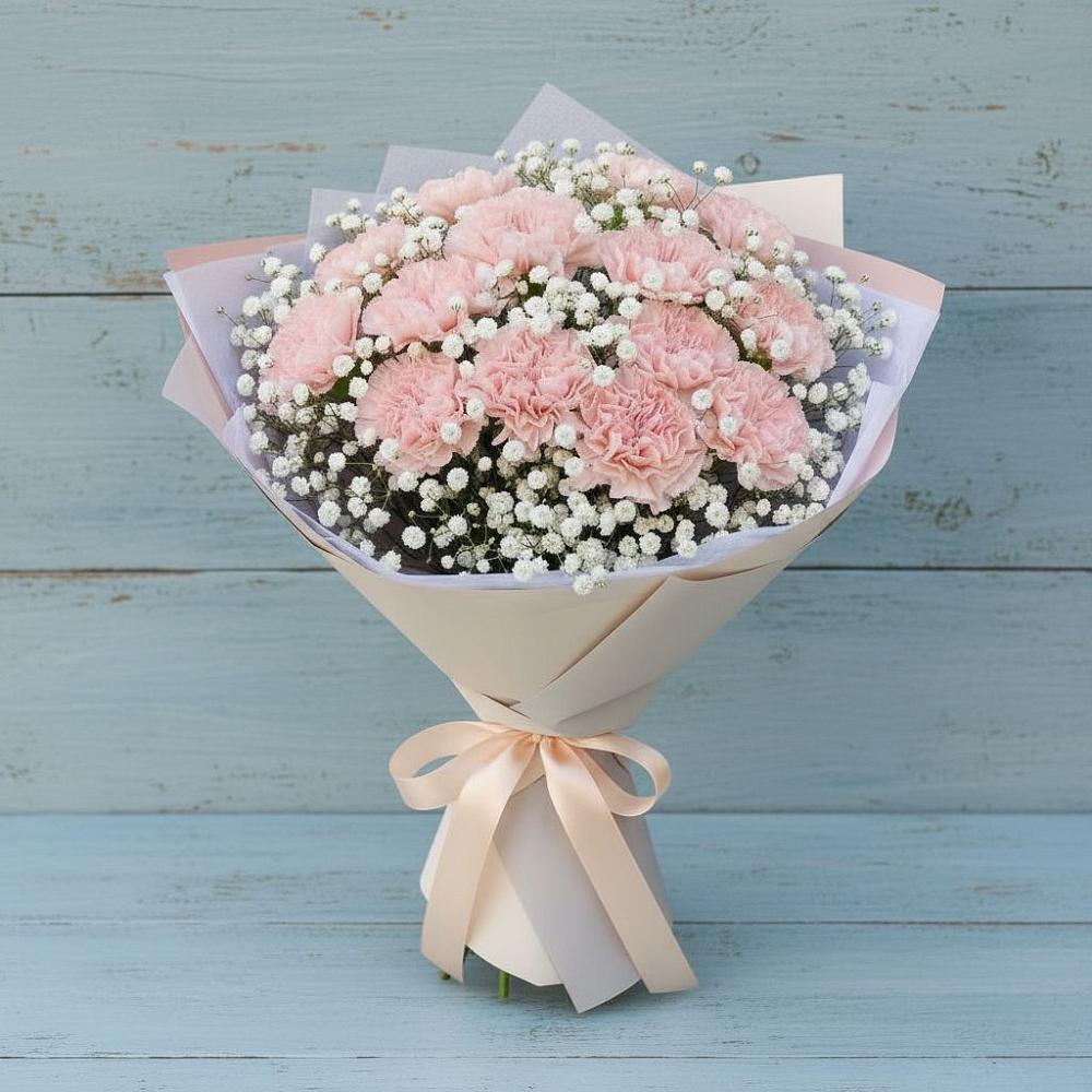 Букет цветов из: Гвоздики в Старый городок