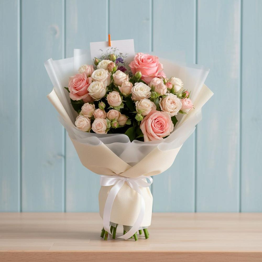 Букет цветов из: Розы в Старый городок