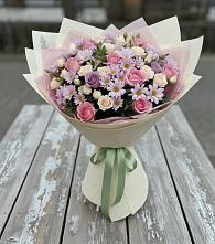 Букет цветов из:  Розы и Хризантемы в Старый городок