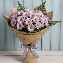 Букет цветов из:  Хризантемы в Старый городок