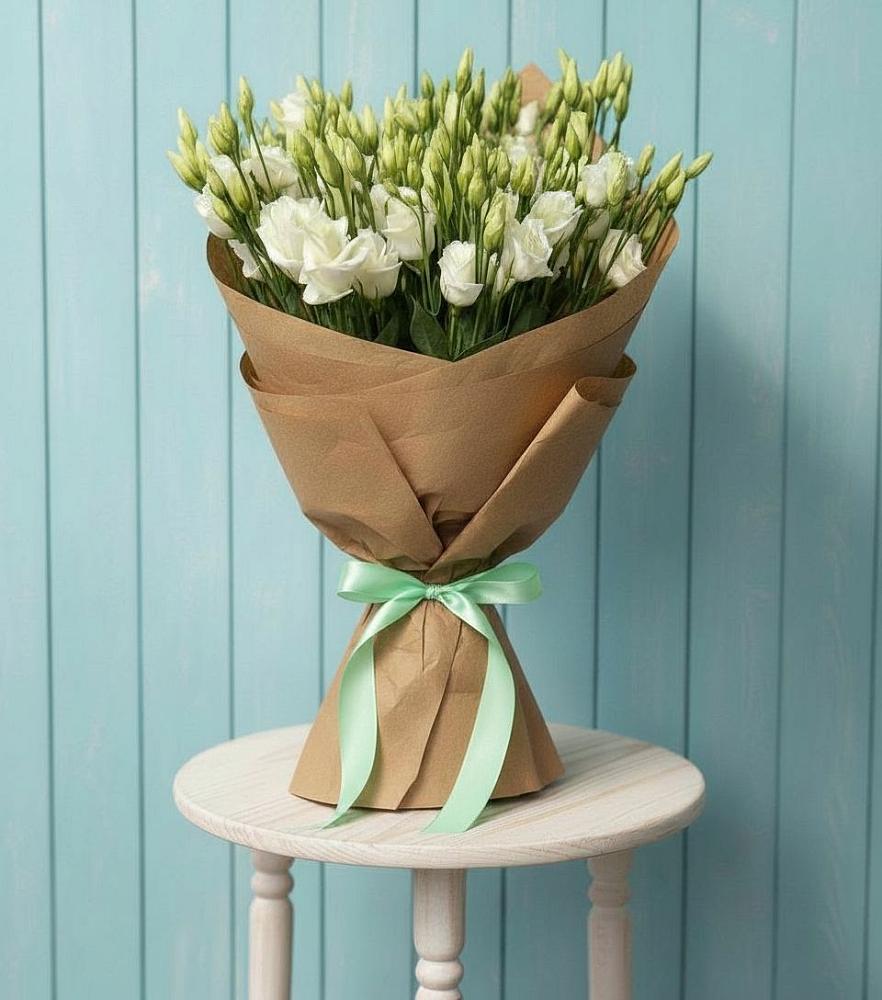 Букет цветов из: Лизиантусы в Старый городок