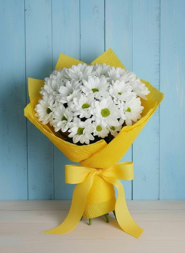 Букет цветов из: Хризантемы в Старый городок