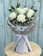 Букет цветов из:  Розы в Старый городок