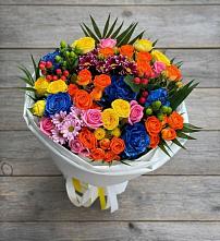 Букет цветов из:  Розы и Хризантемы в Старый городок