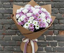 Букет цветов из:  Хризантемы в Старый городок