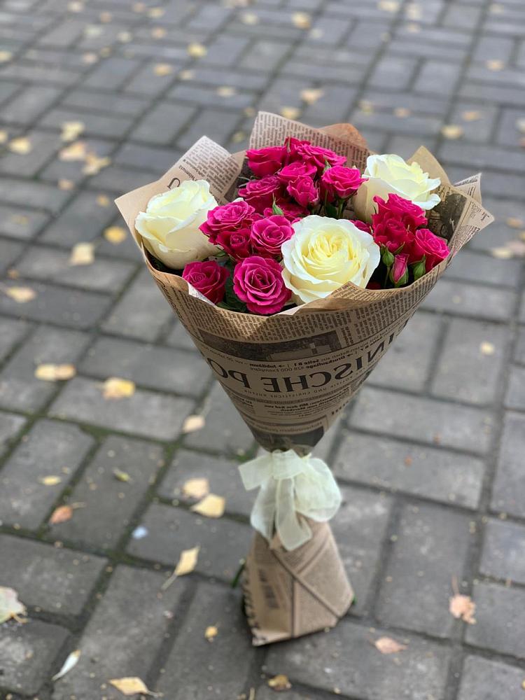 Букет цветов из: Розы в Старый городок