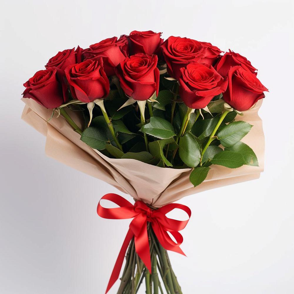 Букет 11 Красных роз Эдлесс Лав в Старый городок